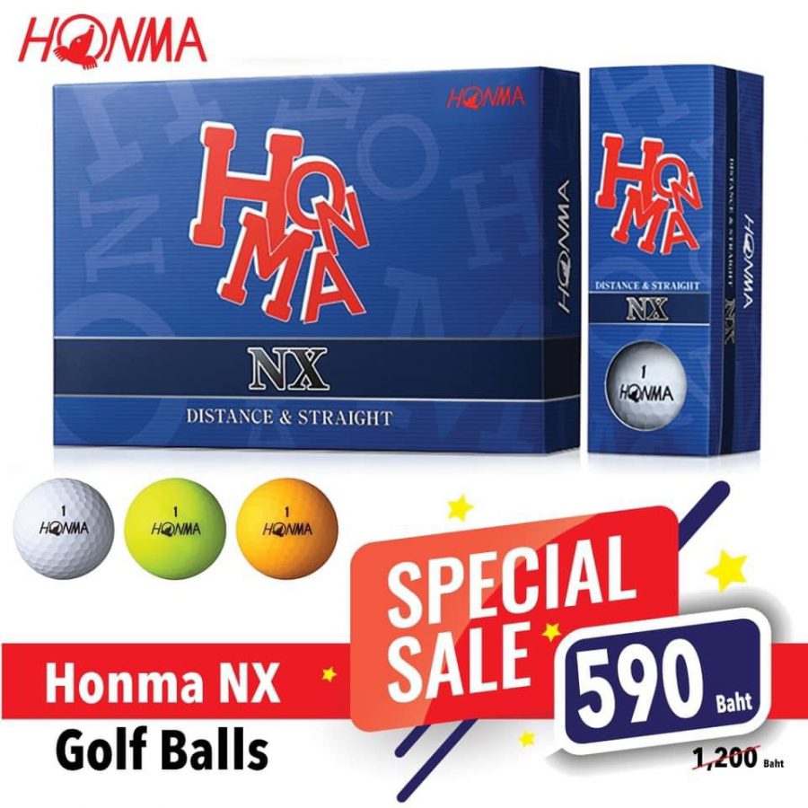 ลูกกอล์ฟ Honma NX Golf Balls (สินค้าหมดแล้ว!!) HotGolf Shop